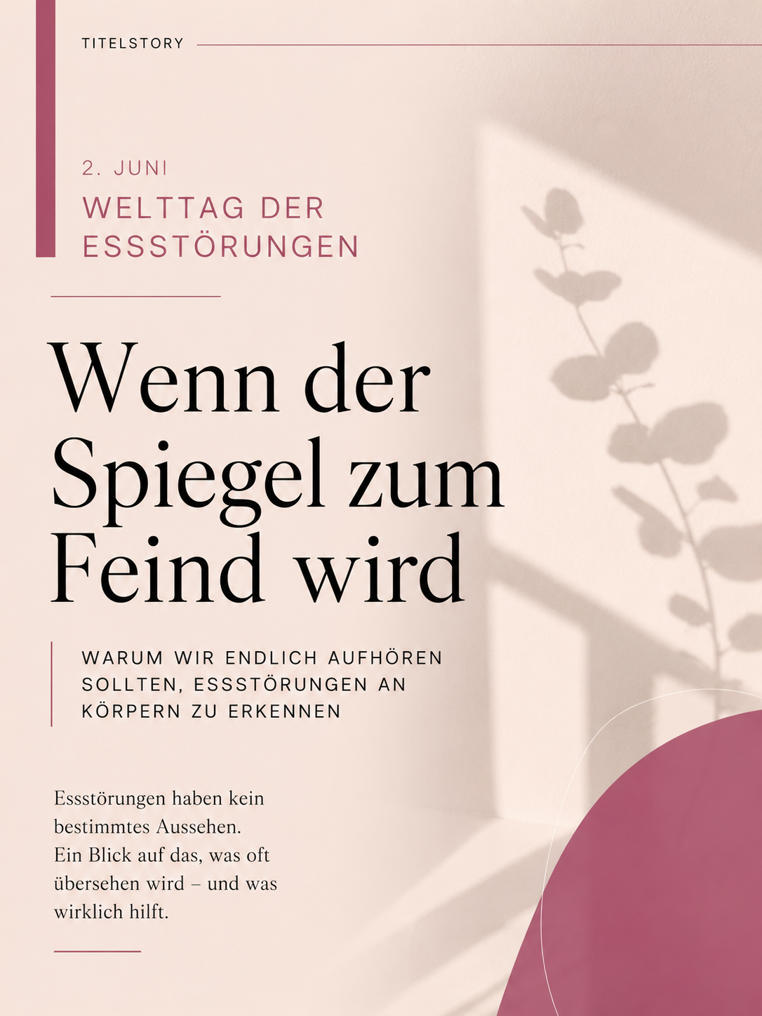 Welttag der Essstörungen